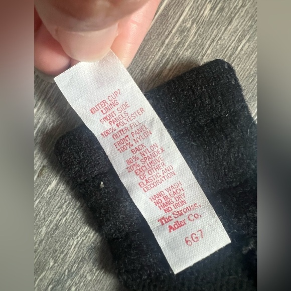 Vtg Backless by Smoothie Coquette Black Satin & Lace Padded Corset bustier 34C - Picture 9 of 9